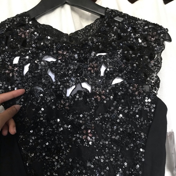 French Connection Black Sequin Dress - Picture 5 of 12